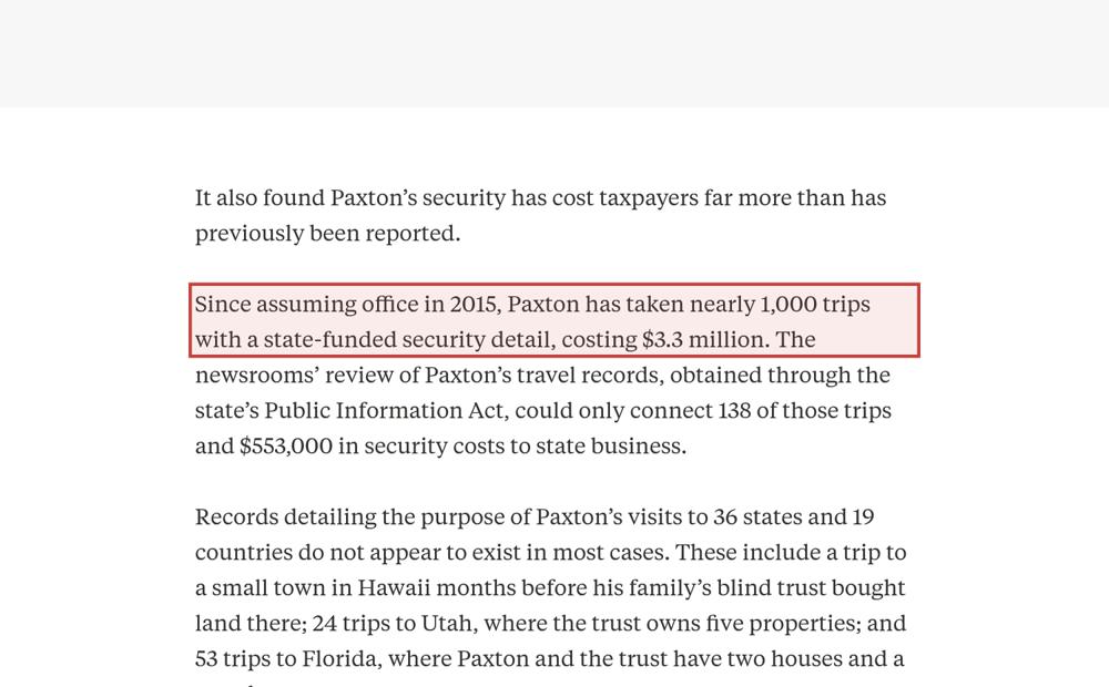 Screenshot of the source on propublica.org, with the key passage boxed in red
