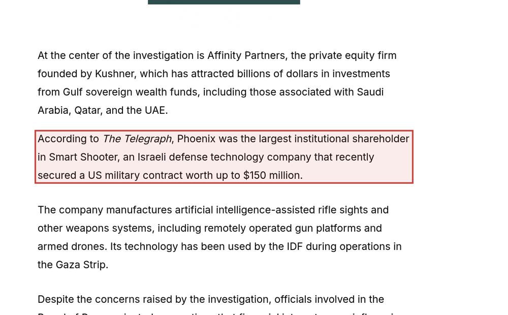 Screenshot of the source on jpost.com, with the key passage boxed in red